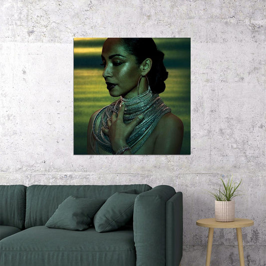 Sade Music Poster Famous Singer 1980s 1990s Wall Print - xonomax
