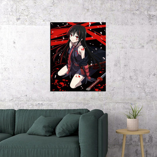 Akame Ga Kill! Anime Poster Japanese Animation Wall Art Manga Series Print - xonomax