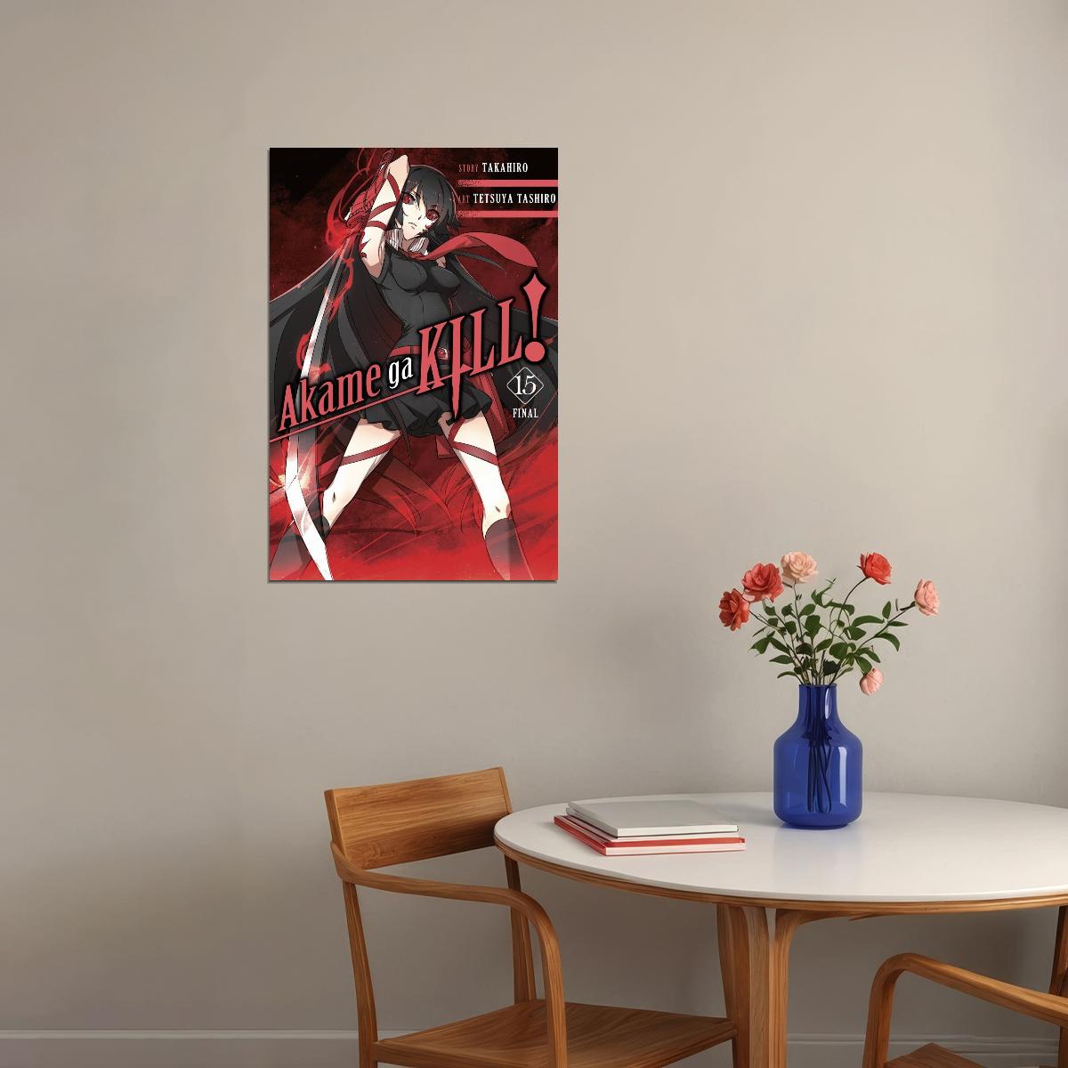 Akame Ga Kill! Anime Poster Japanese Animation Wall Art Manga Series Print - xonomax