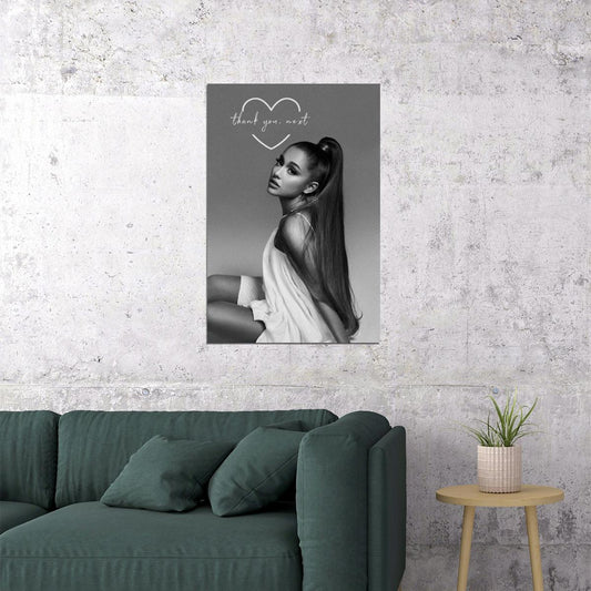 Ariana Grande Poster Pop Music Wall Art Singer-songwriter Print - xonomax