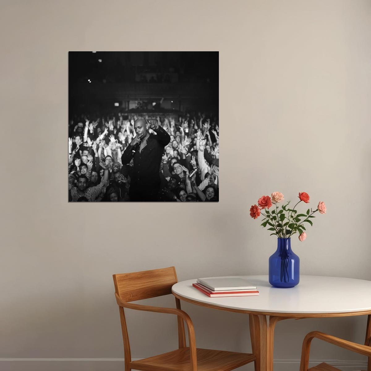 Dave Chappelle Poster Comedian Wall Art Stand-up Comedy Print