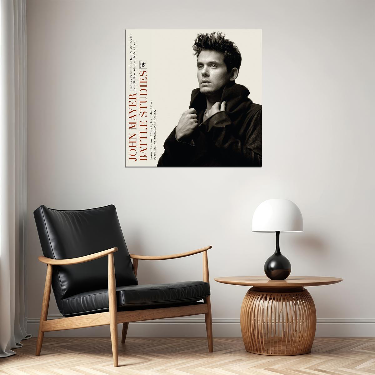 John Mayer Battle Studies Album Cover Art Music Poster Pop Rock Wall Art