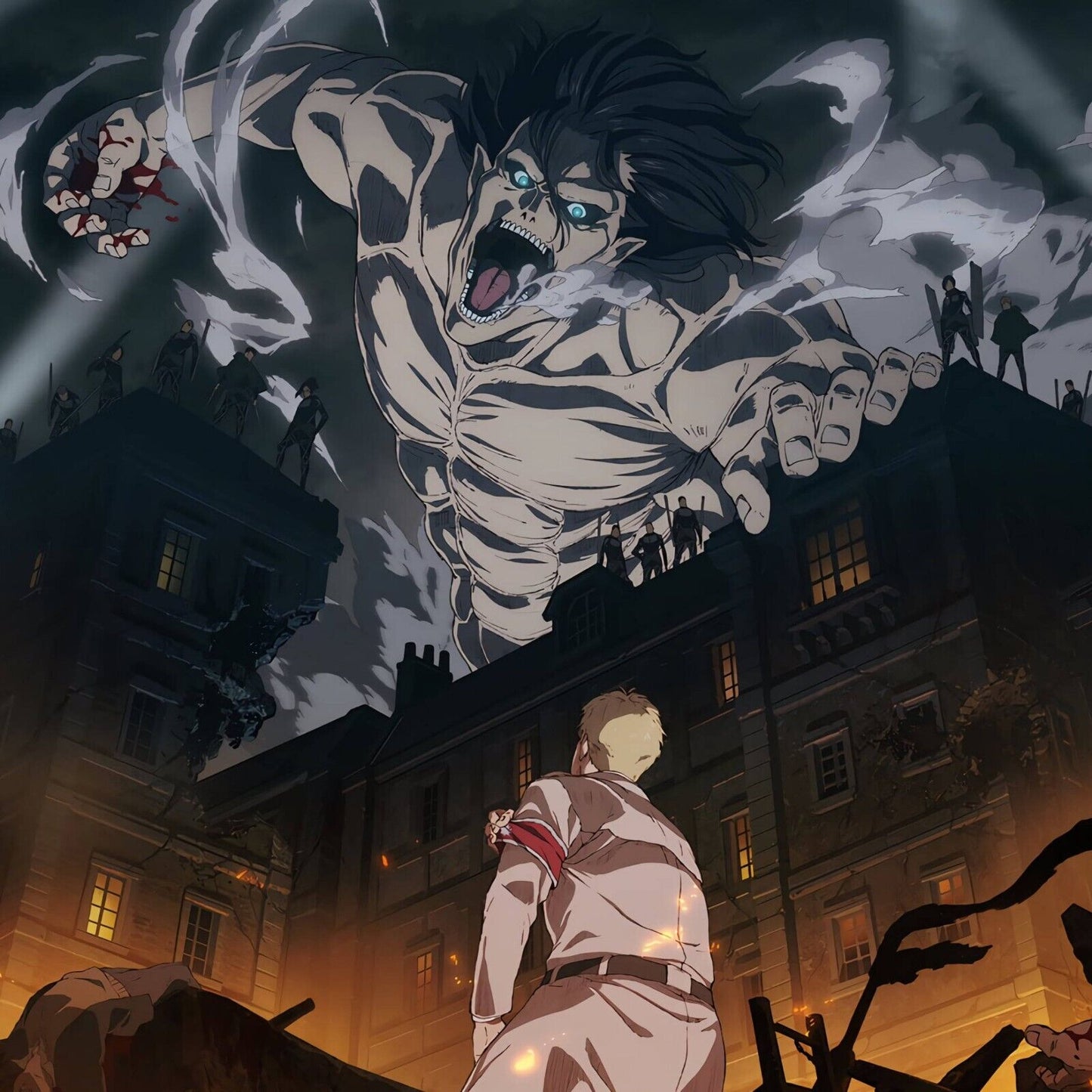 Attack On Titan Anime Poster Japanese Animation Wall Art Manga Series Print - xonomax