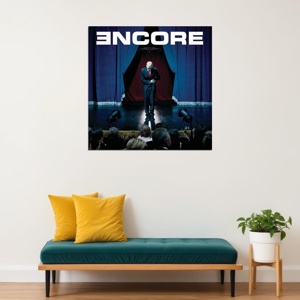 Eminem Encore Album Cover Art Hip-hop Music Poster Rap Artist Print - xonomax