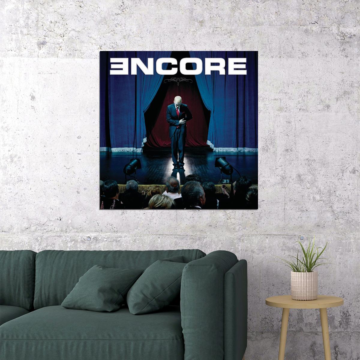 Eminem Encore Album Cover Art Hip-hop Music Poster Rap Artist Print - xonomax