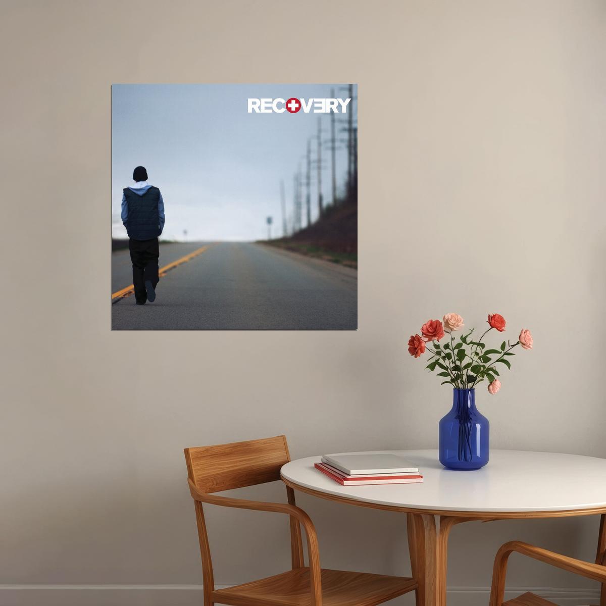 Eminem Recovery Album Cover Art Hip-hop Music Poster Rap Artist Print - xonomax