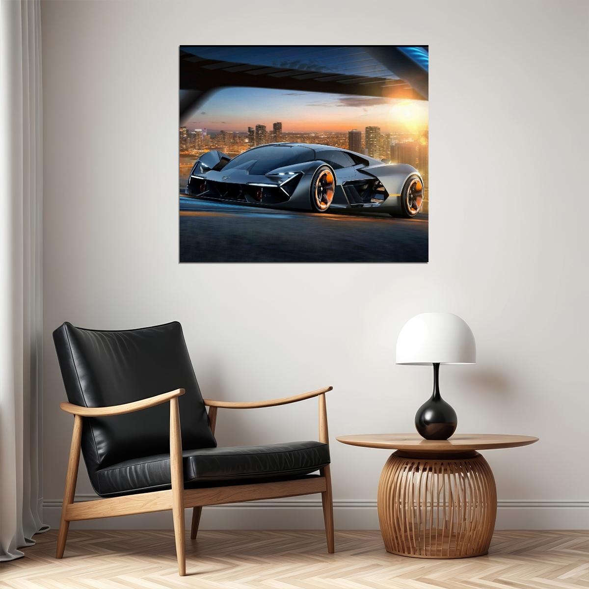Lamborghini Car Poster Sports Supercar Wall Art - xonomax