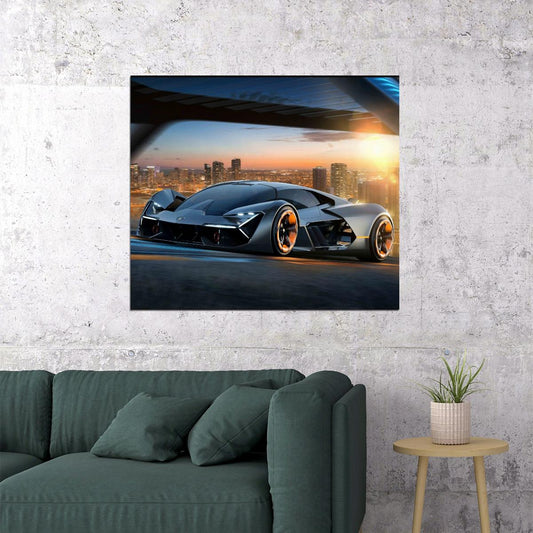Lamborghini Car Poster Sports Supercar Wall Art - xonomax
