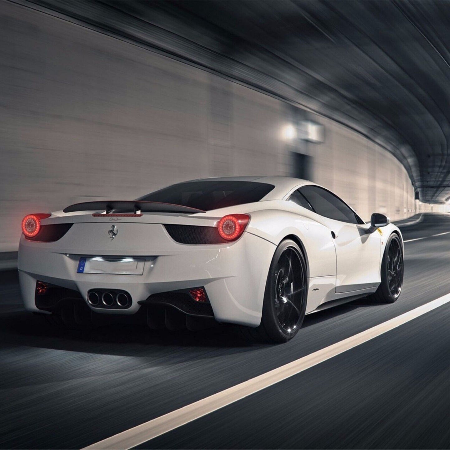 Ferrari Poster Luxury Sports Car Wall Art Italian Automotive Print
