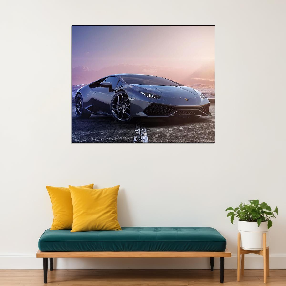 Lamborghini Car Poster Sports Supercar Wall Art