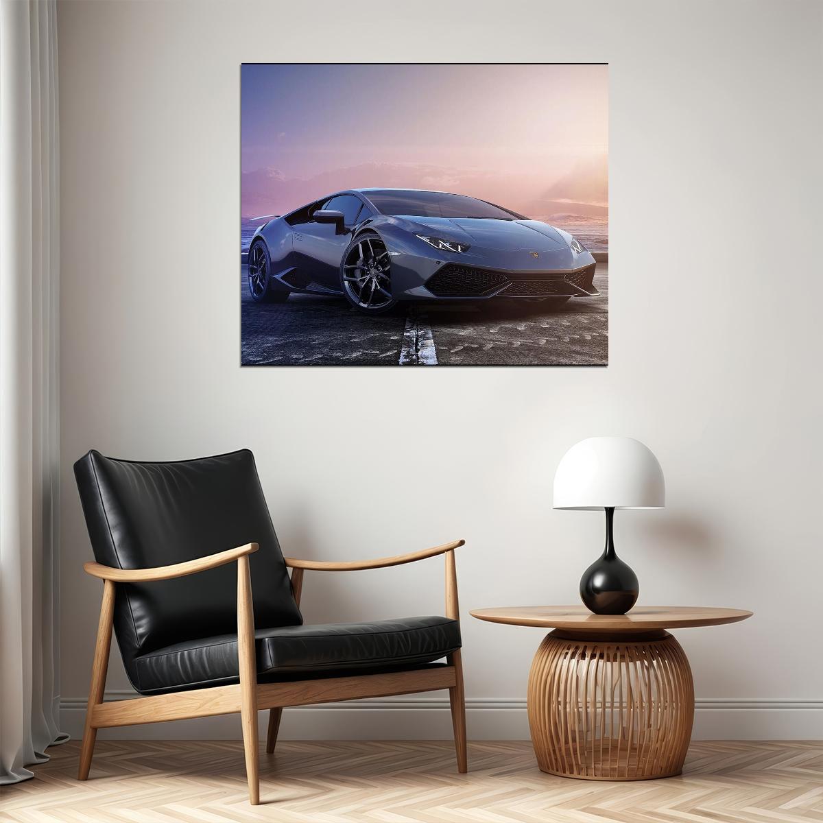 Lamborghini Car Poster Sports Supercar Wall Art