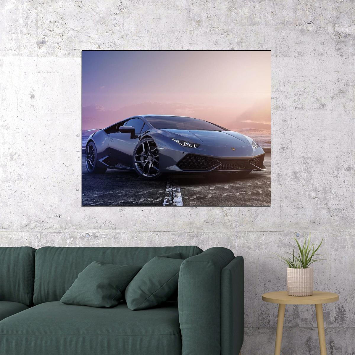 Lamborghini Car Poster Sports Supercar Wall Art