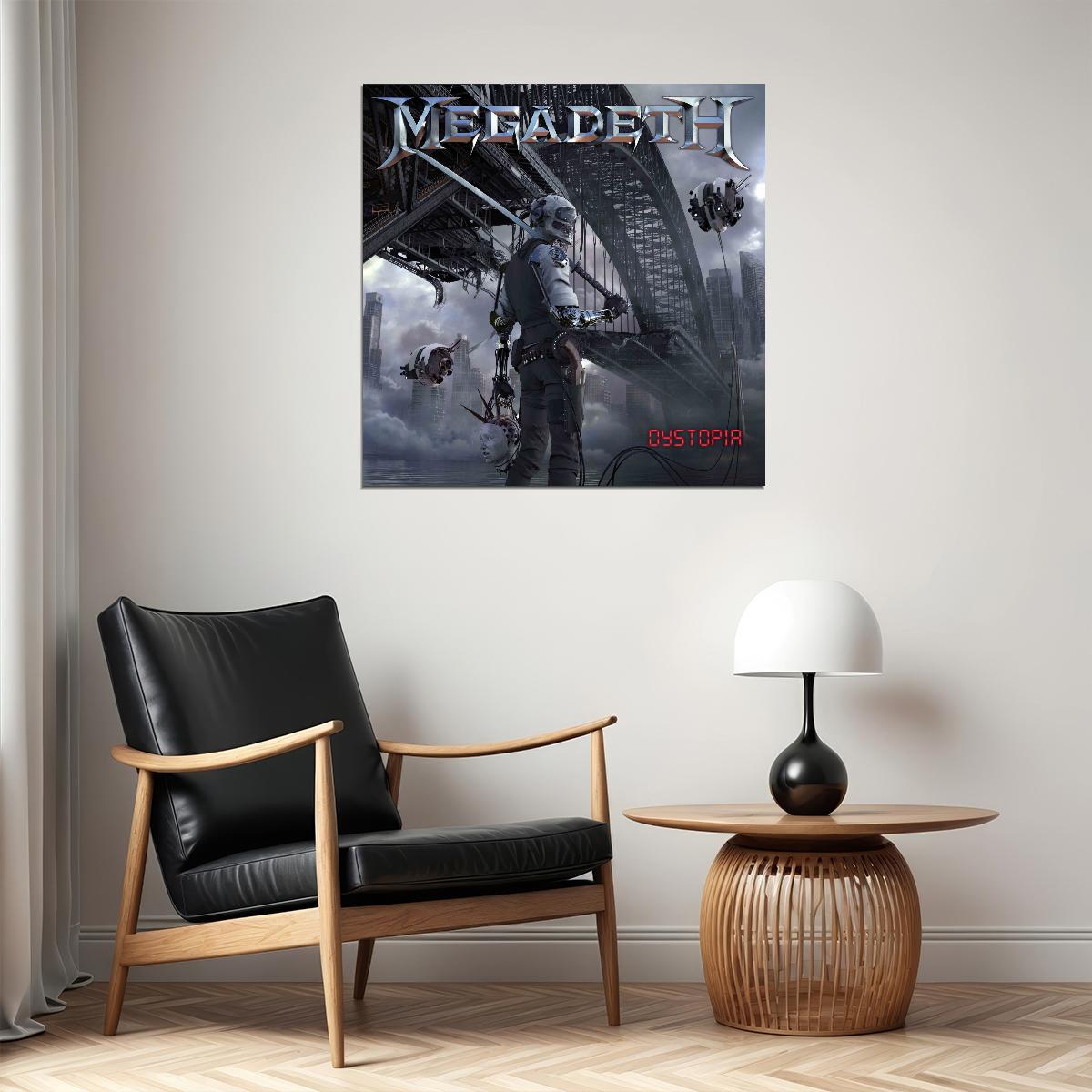 Megadeth Dystopia Album Cover Art Music Poster Heavy Metal Wall Print