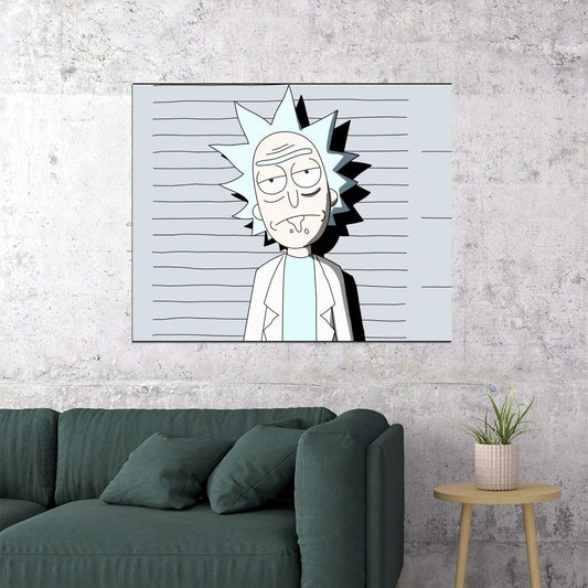 Rick And Morty Tv Series Movie Poster Animated Cartoon Wall Art - xonomax