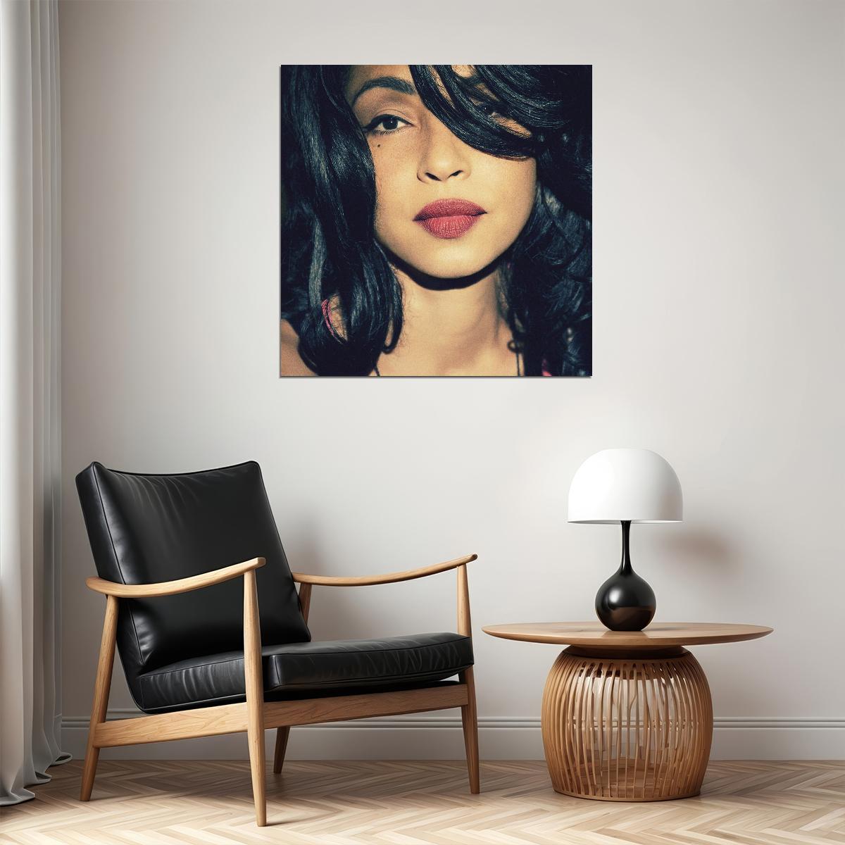 Sade Music Poster Famous Singer 1980s 1990s Wall Print