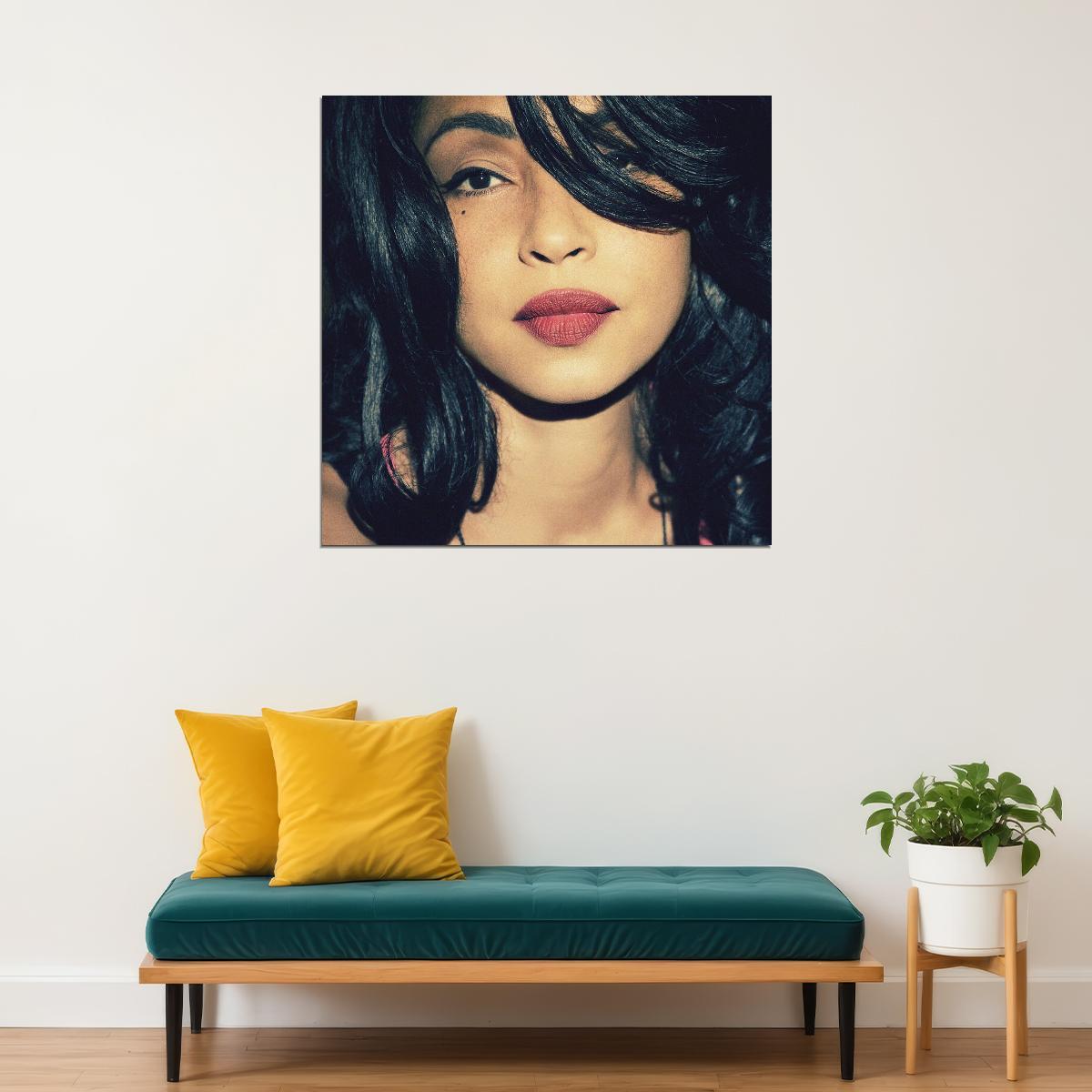 Sade Music Poster Famous Singer 1980s 1990s Wall Print