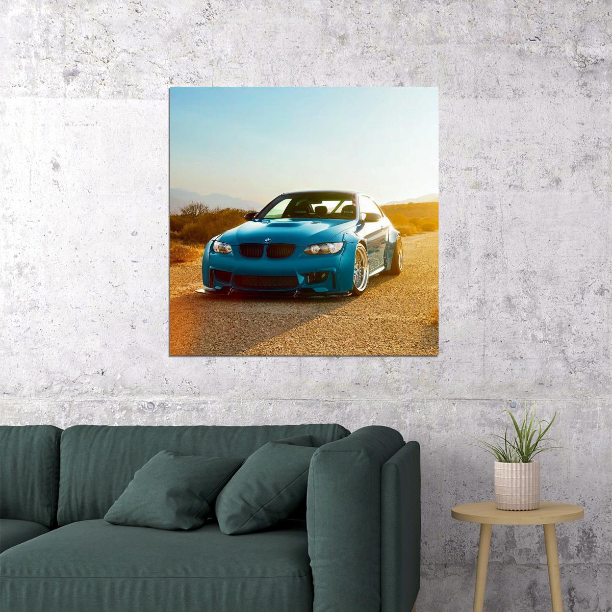 Bmw Poster Luxury Car Wall Art Print