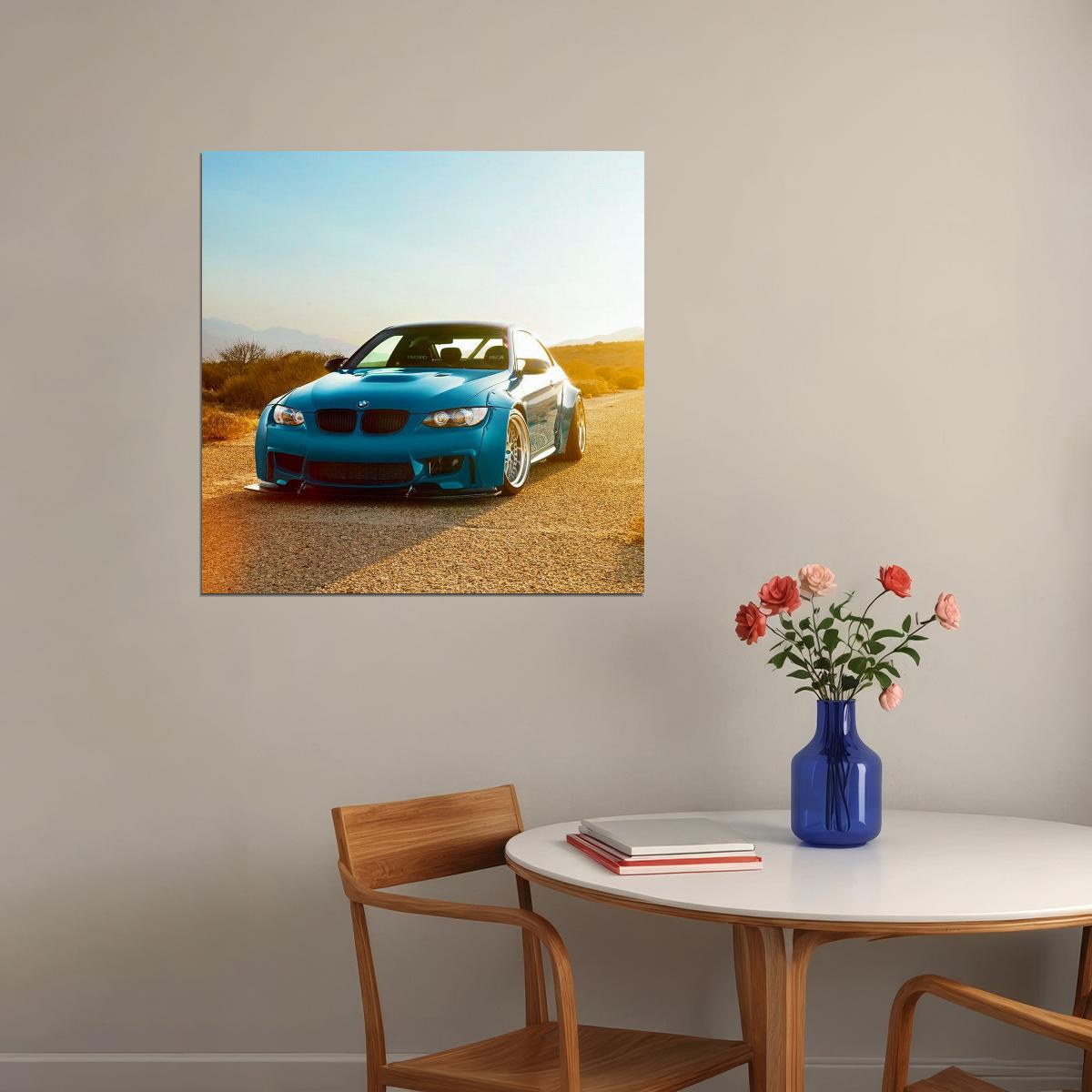 Bmw Poster Luxury Car Wall Art Print