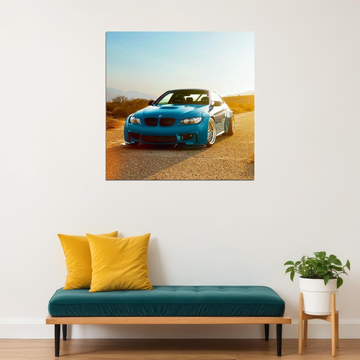 Bmw Poster Luxury Car Wall Art Print