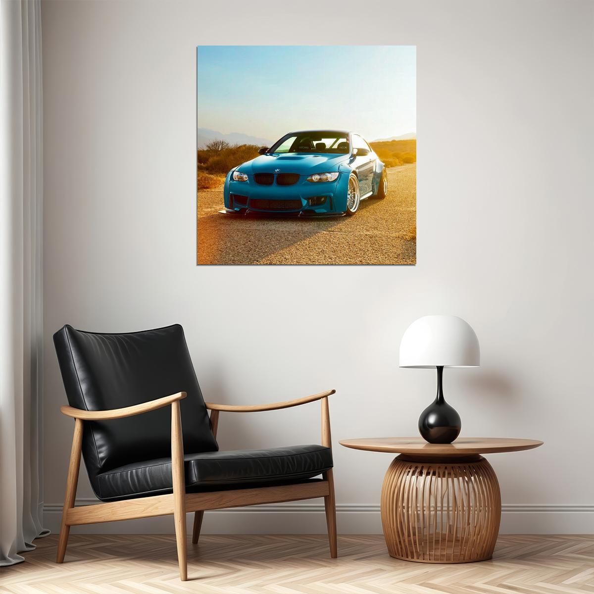 Bmw Poster Luxury Car Wall Art Print