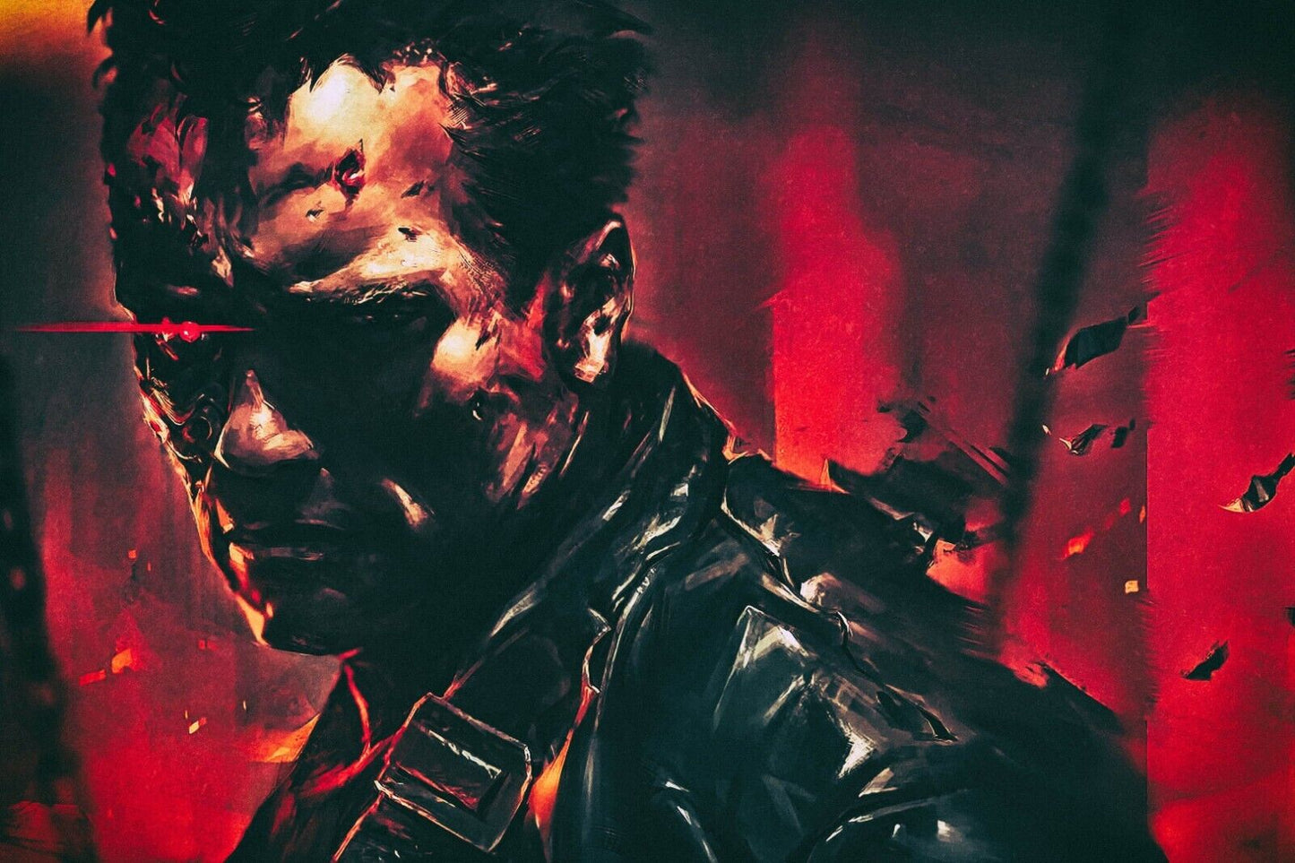 Arnold Schwarzenegger Terminator Movie Poster Sci-fi Film Wall Art Action Icon Print - xonomax