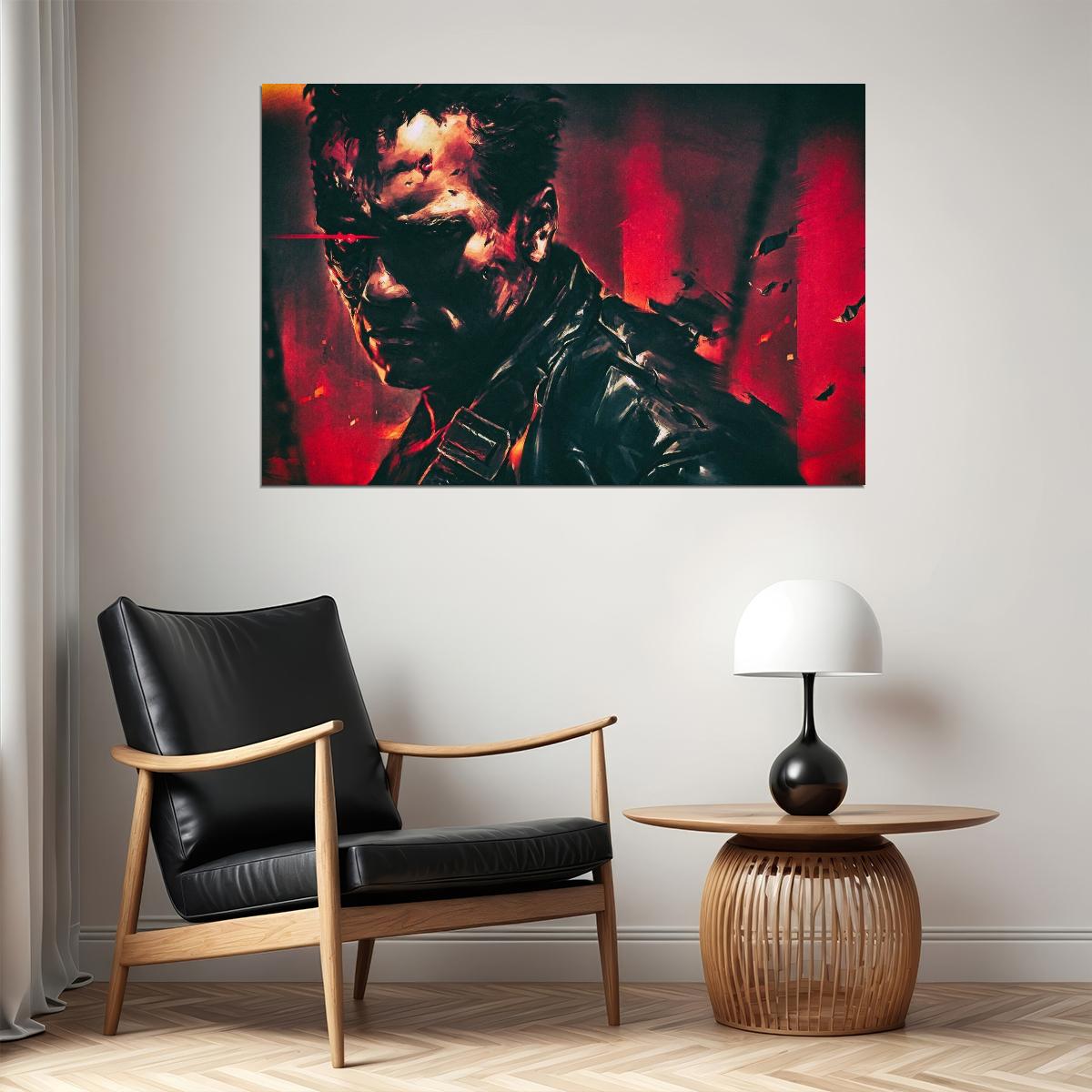 Arnold Schwarzenegger Terminator Movie Poster Sci-fi Film Wall Art Action Icon Print - xonomax