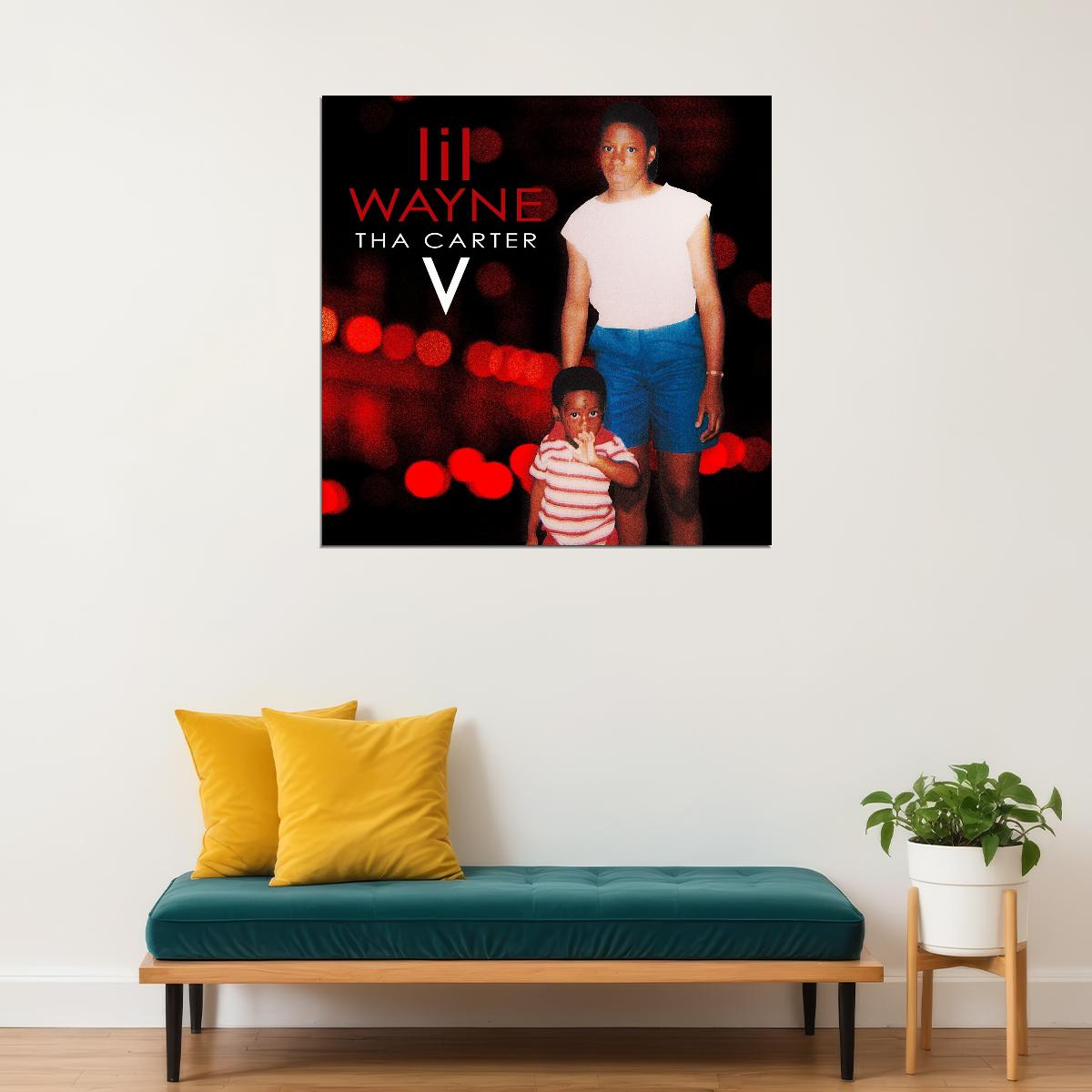 Lil Wayne Tha Carter Album Cover Art Rap Music Poster