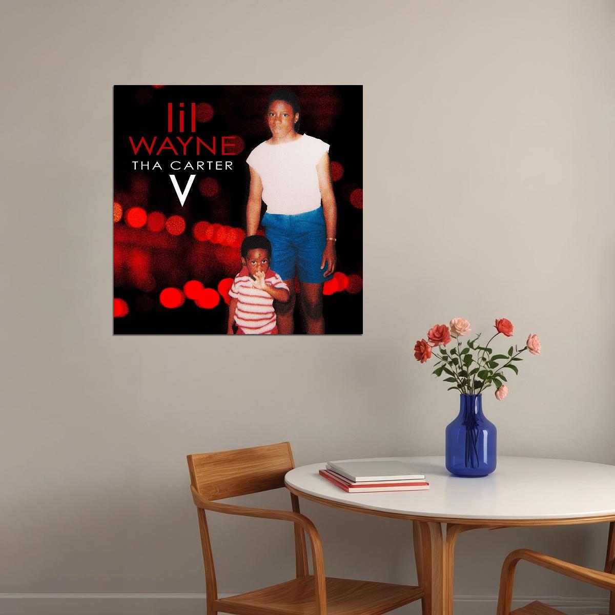 Lil Wayne Tha Carter Album Cover Art Rap Music Poster