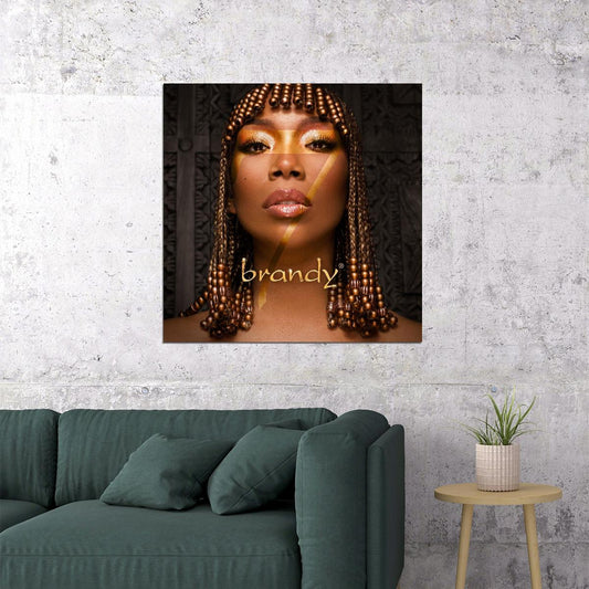 Brandy Poster R&b Music Wall Art Singer-songwriter Print - xonomax
