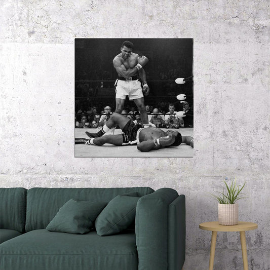 Muhammad Ali Famous Boxer Motivational Sports Print Wall Art - xonomax