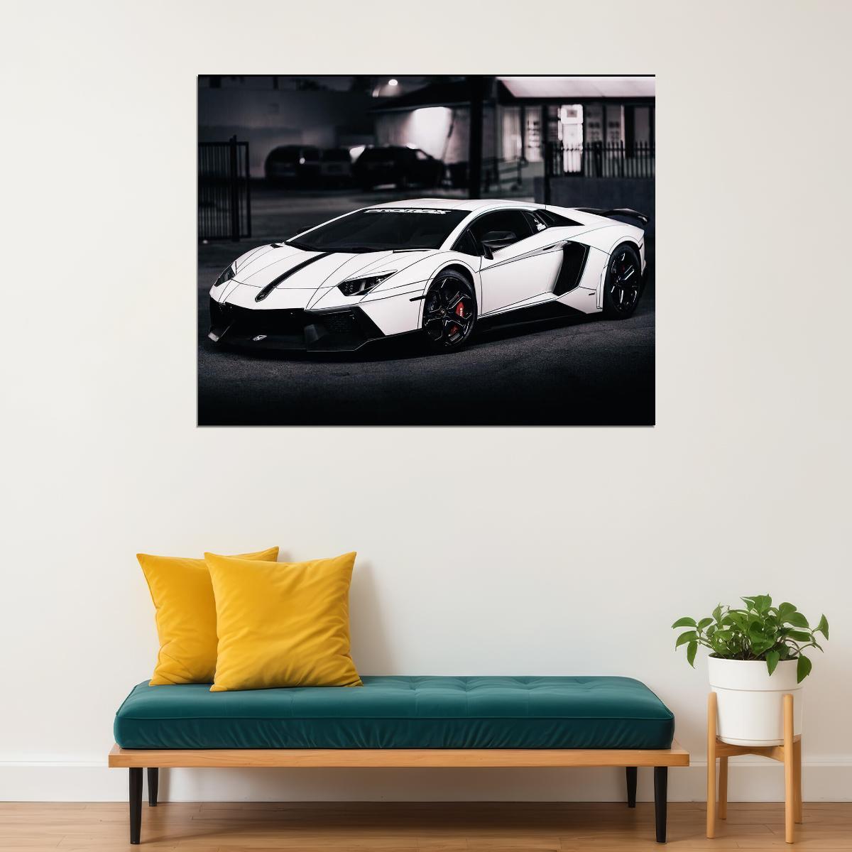 Lamborghini Car Poster Sports Supercar Wall Art