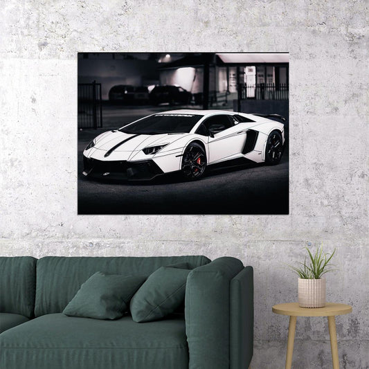 Lamborghini Car Poster Sports Supercar Wall Art - xonomax