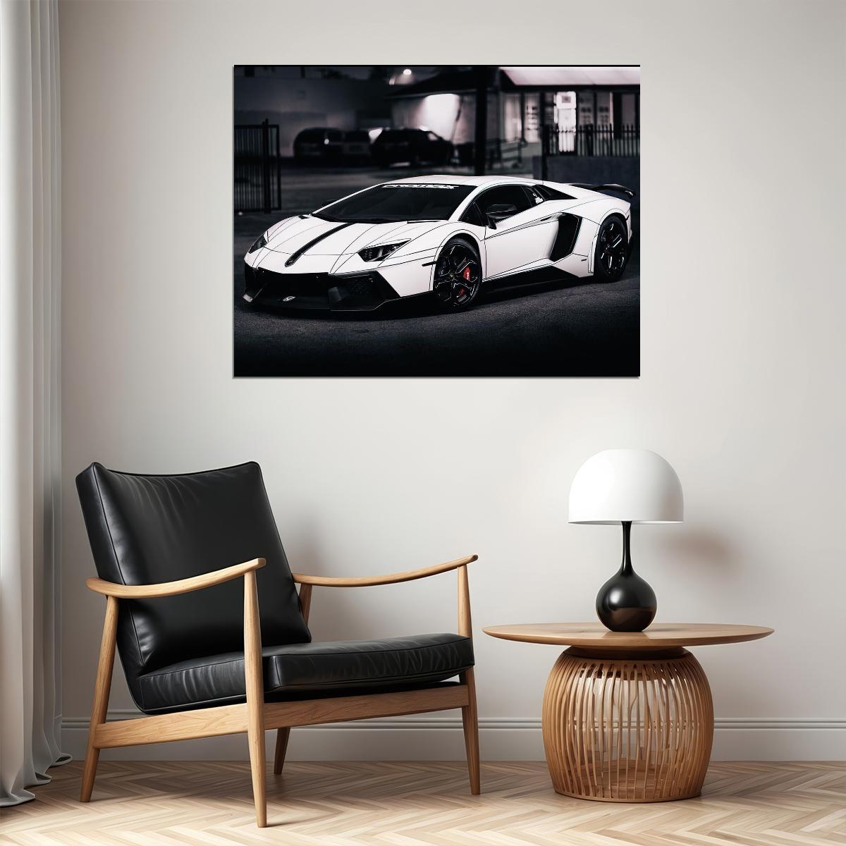 Lamborghini Car Poster Sports Supercar Wall Art