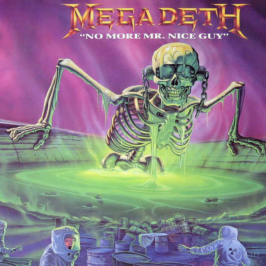 Megadeth No More Mr. Nice Guy Album Cover Art Music Poster Heavy Metal Wall Print