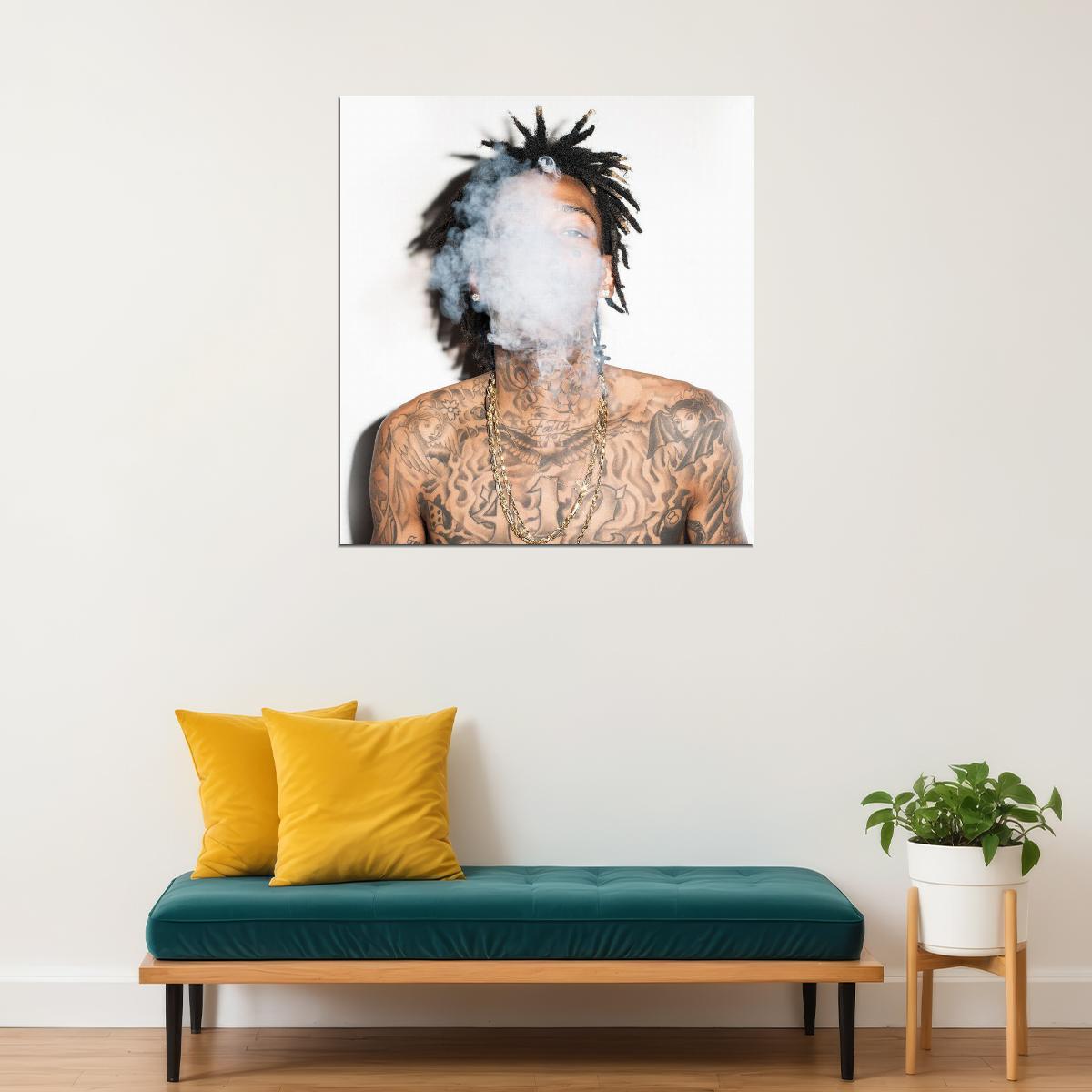 Wiz Khalifa Album Cover Art Rapper Music Poster - xonomax