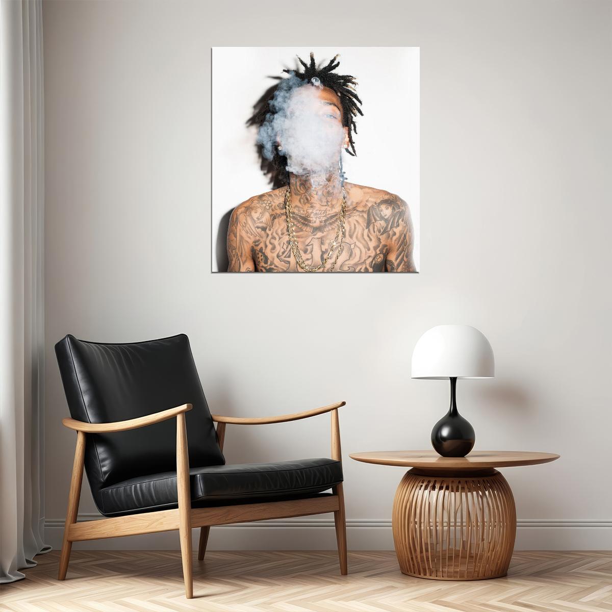 Wiz Khalifa Album Cover Art Rapper Music Poster - xonomax