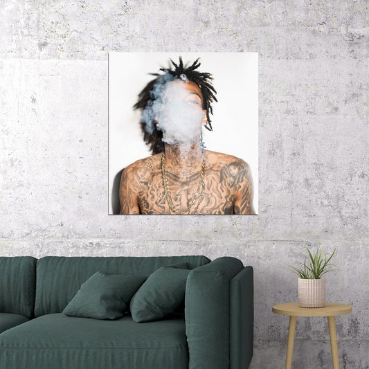 Wiz Khalifa Album Cover Art Rapper Music Poster - xonomax