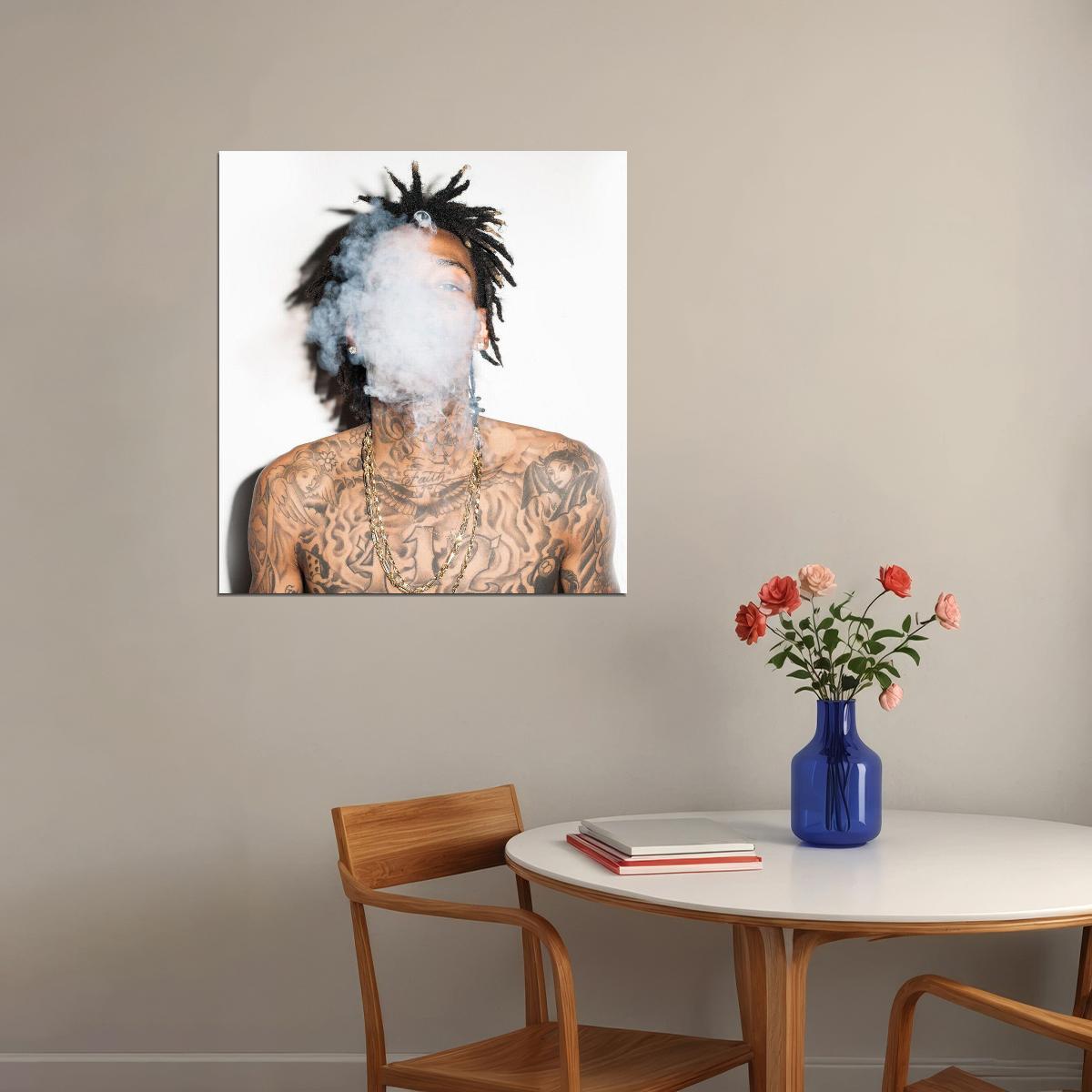 Wiz Khalifa Album Cover Art Rapper Music Poster - xonomax