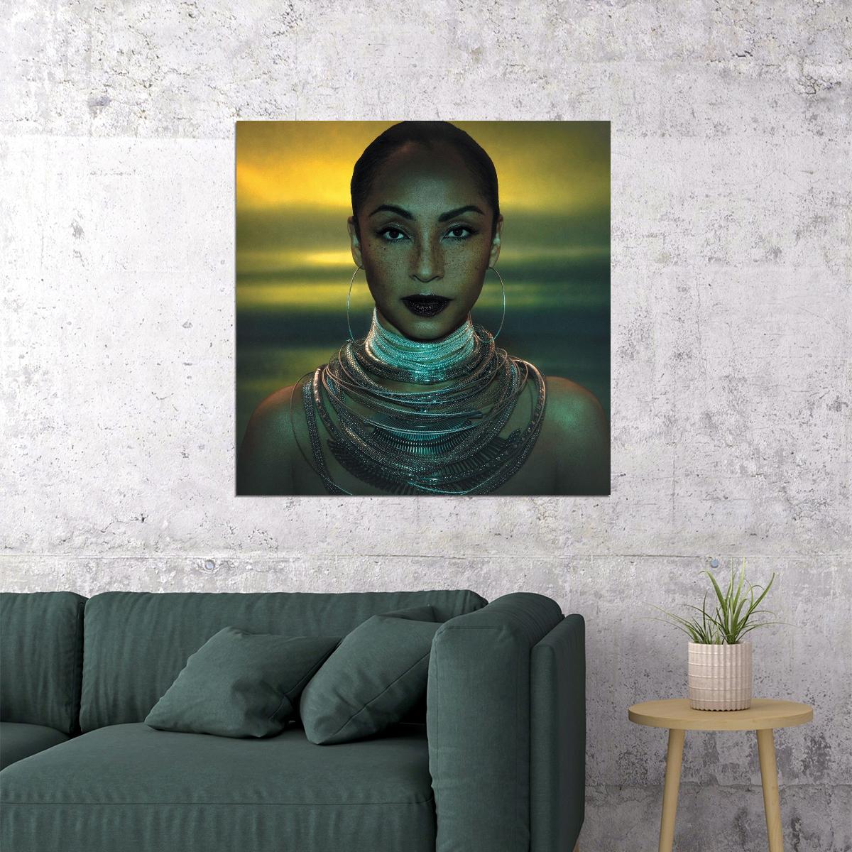 Sade Music Poster Famous Singer 1980s 1990s Wall Print
