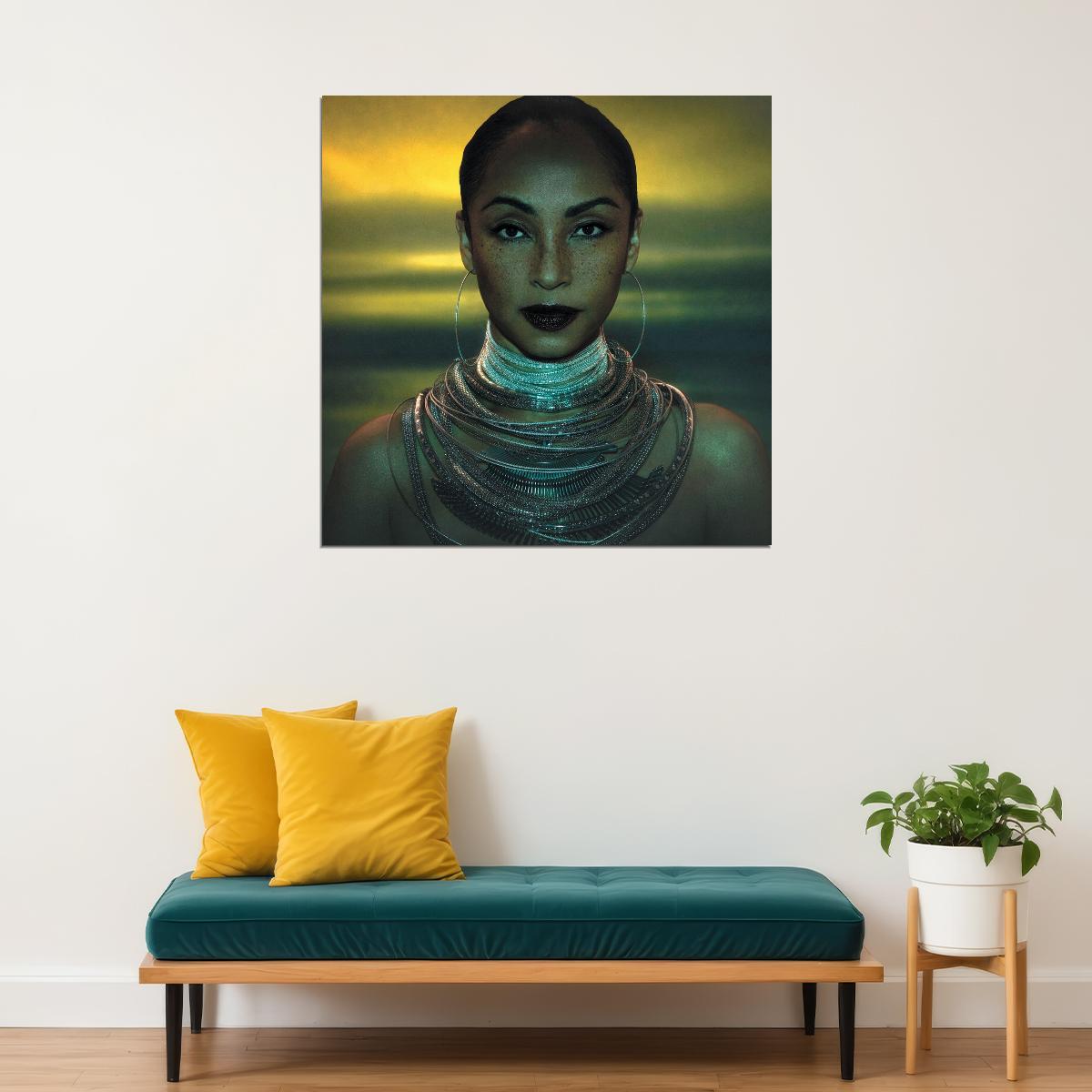 Sade Music Poster Famous Singer 1980s 1990s Wall Print