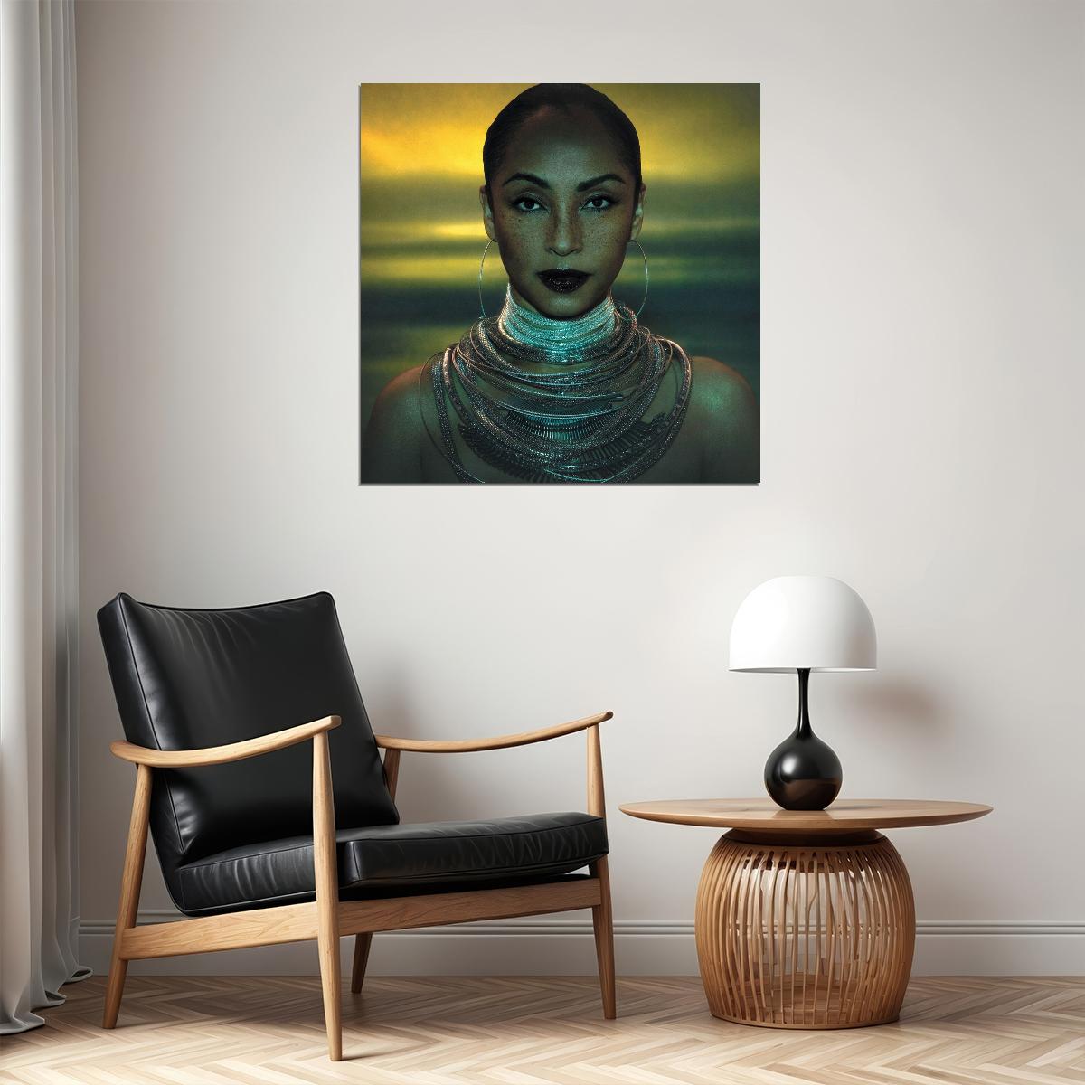 Sade Music Poster Famous Singer 1980s 1990s Wall Print