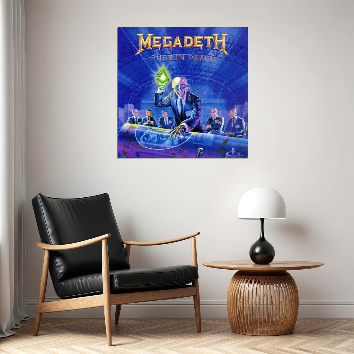 Megadeth Rust In Peace Album Cover Art Music Poster Heavy Metal Wall Print