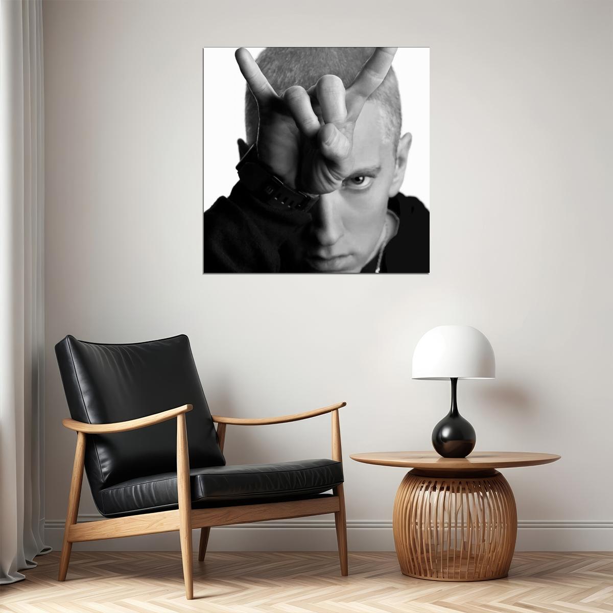 Eminem Poster Hip-hop Music Wall Art Rap Artist Print - xonomax