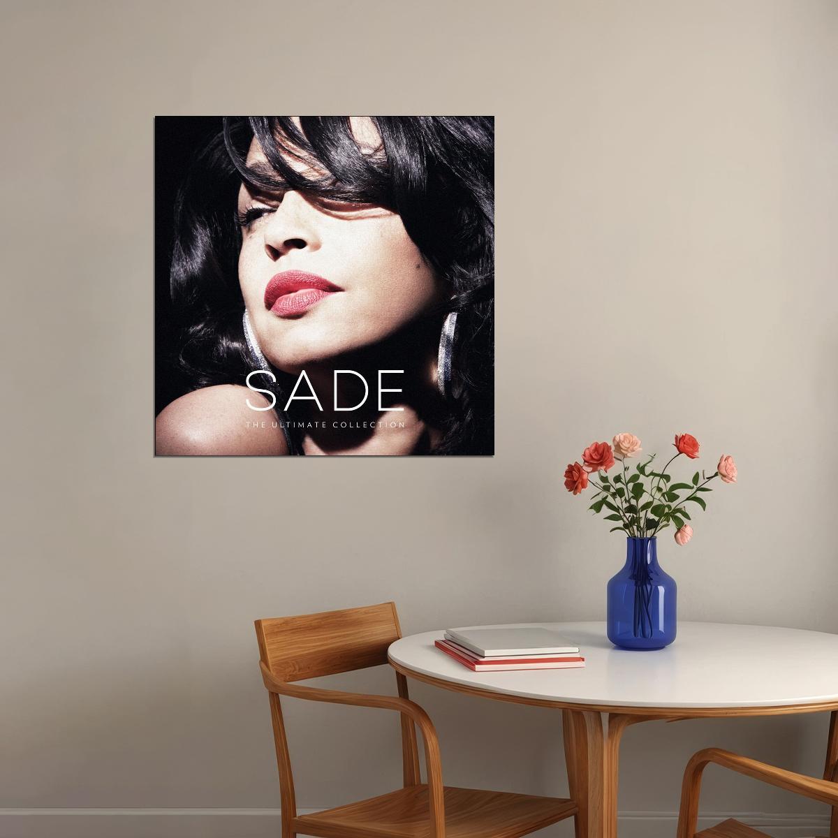 Sade Music Poster Famous Singer 1980s 1990s Wall Print