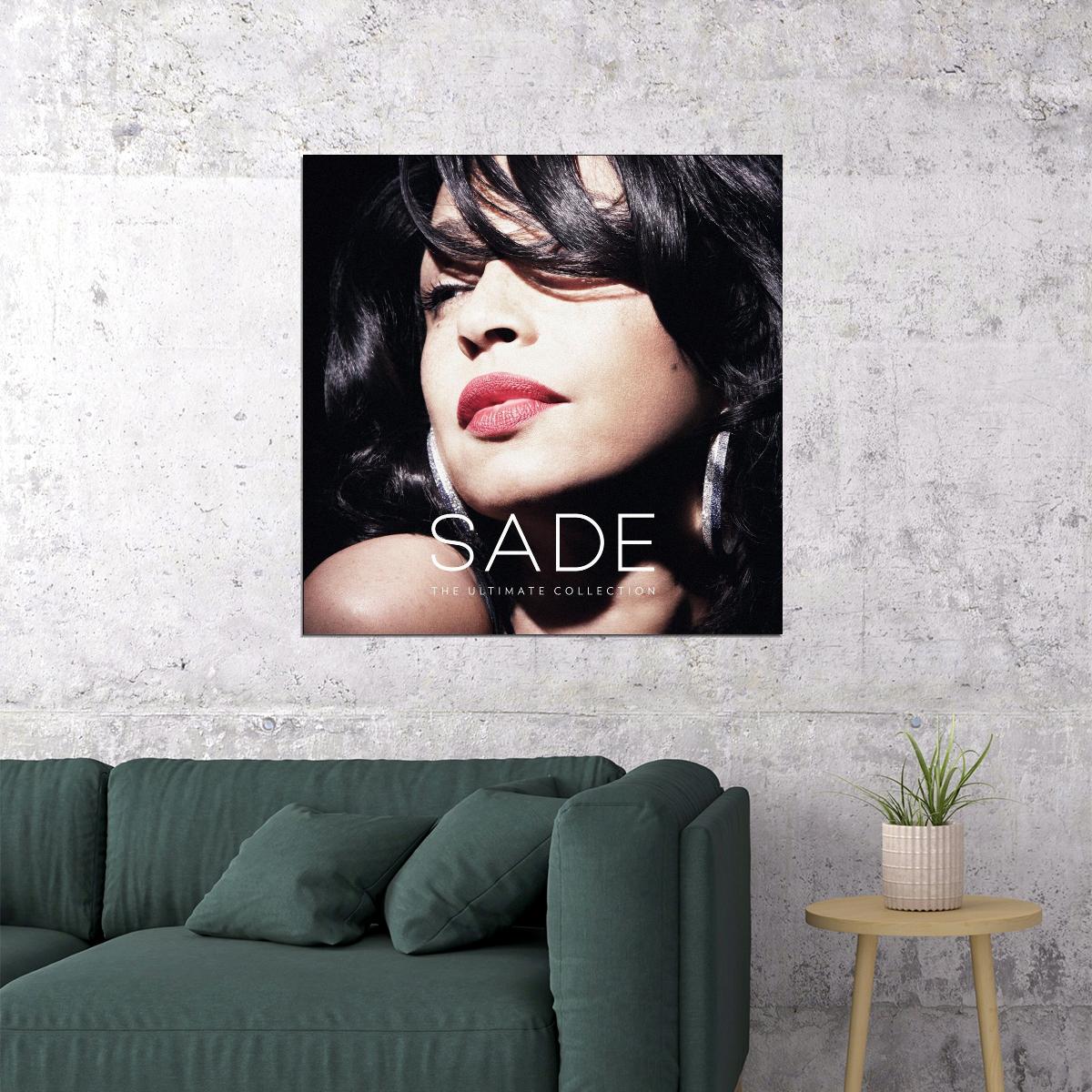 Sade Music Poster Famous Singer 1980s 1990s Wall Print