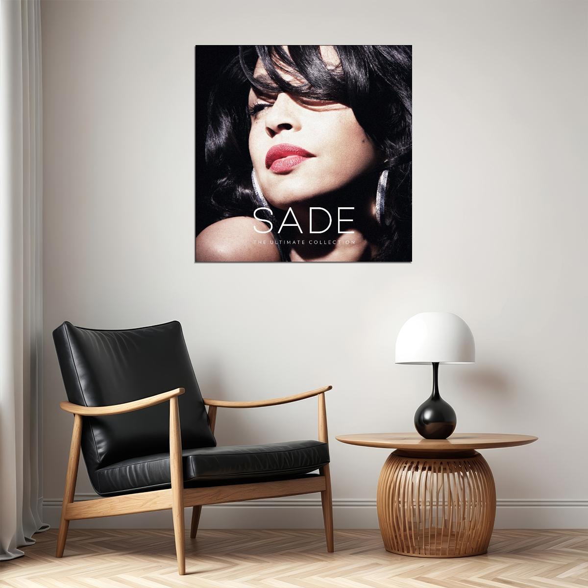 Sade Music Poster Famous Singer 1980s 1990s Wall Print