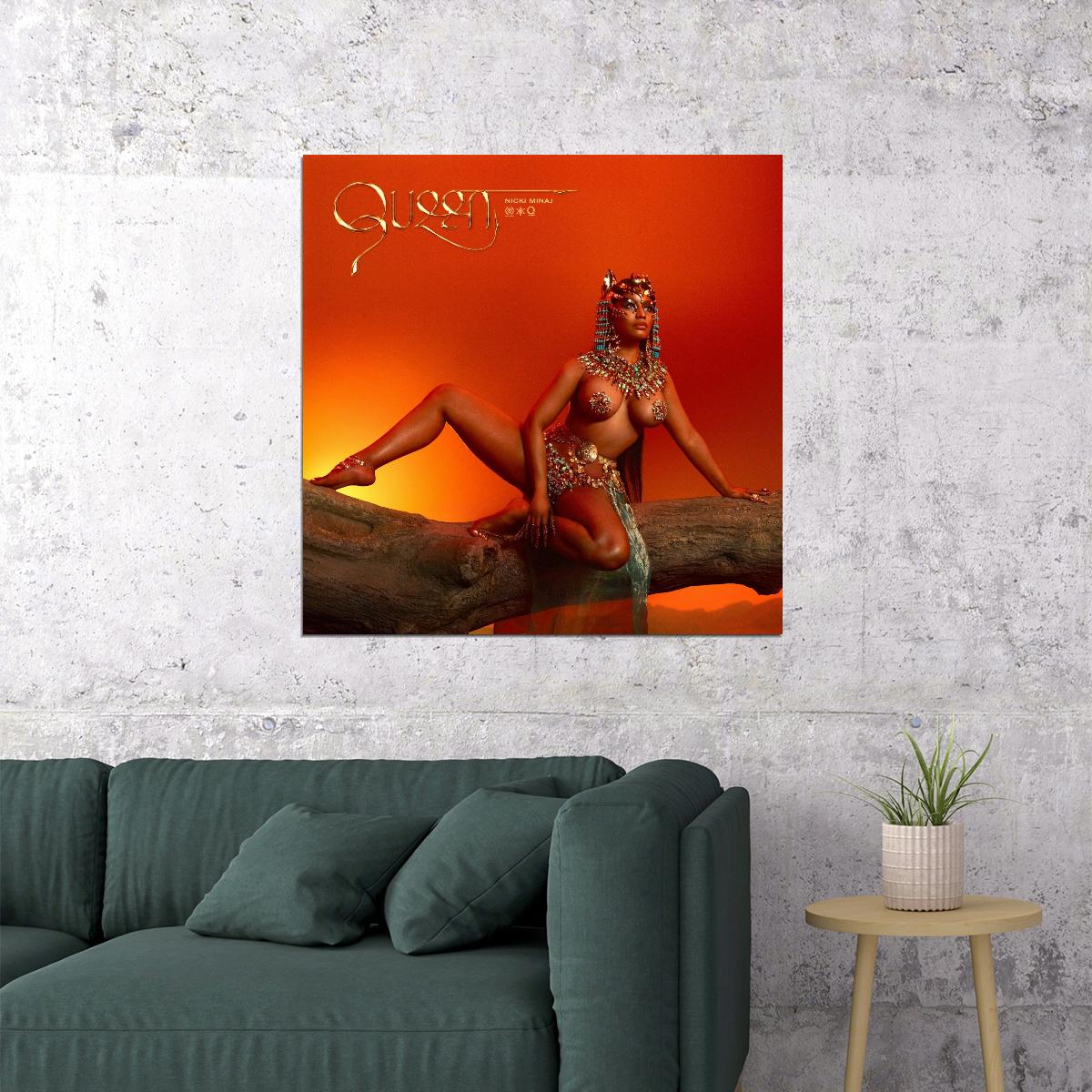 Nicki Minaj Album Cover Art Pop Rap Music Poster Wall Print