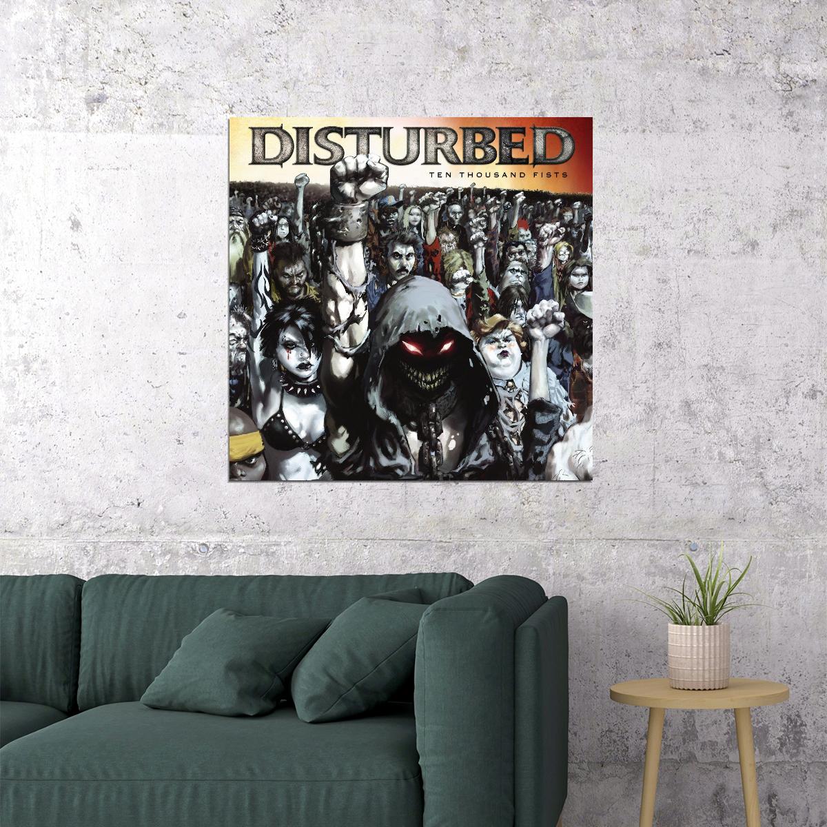 Disturbed The Lost Children Album Cover Art Rock Music Poster Heavy Metal Band Music Print