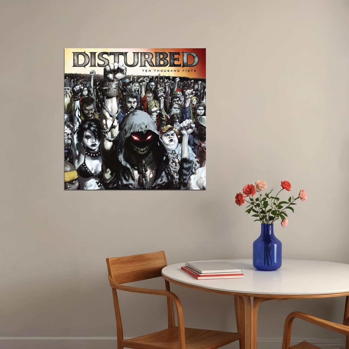 Disturbed The Lost Children Album Cover Art Rock Music Poster Heavy Metal Band Music Print