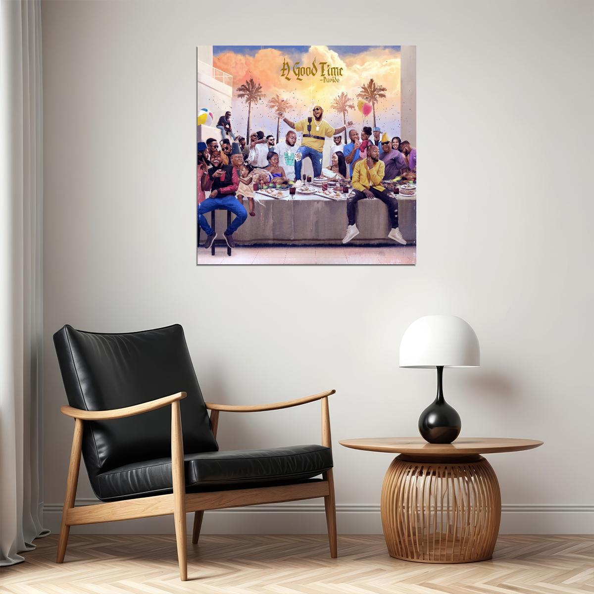 Davido Poster Afrobeats Music Wall Art Nigerian Singer Music Print - xonomax